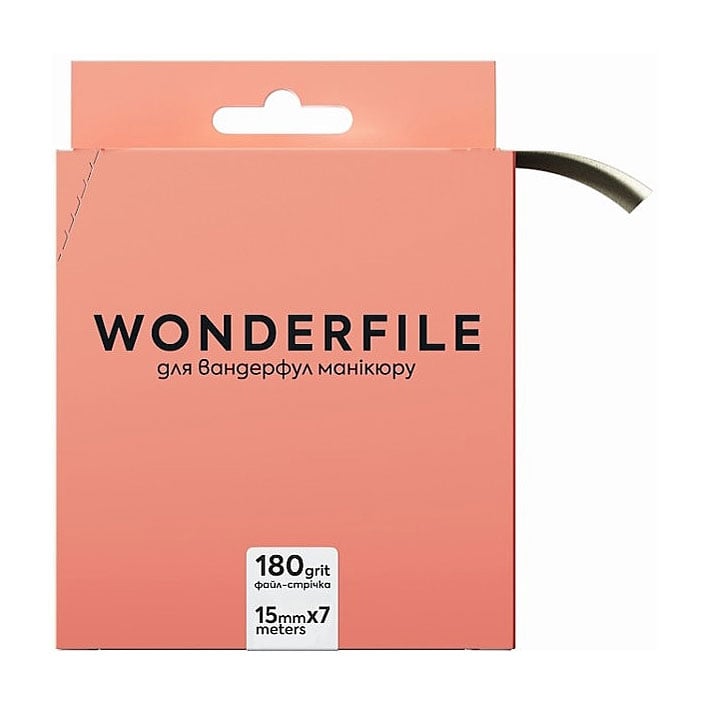 Файл-стрічка для пилки Wonderfile 130*15 мм, 180 грит, 7 м (WFGT130/180)